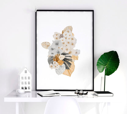 Pastel Botanical Wall Art Set of 3