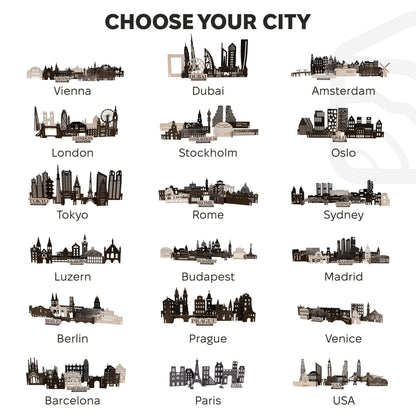 Wooden Travel Decor Memory City – Oslo