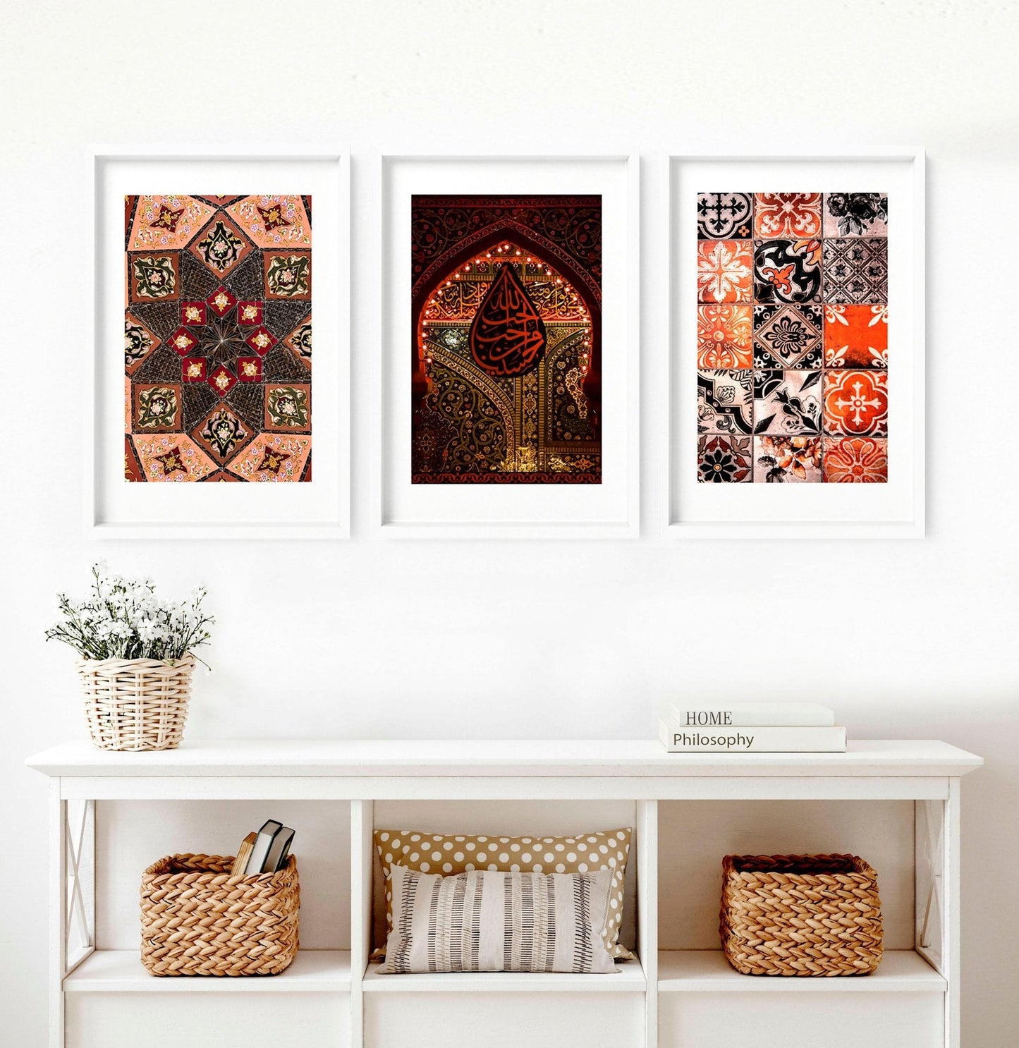 Moroccan Wall Art Print Set of 3