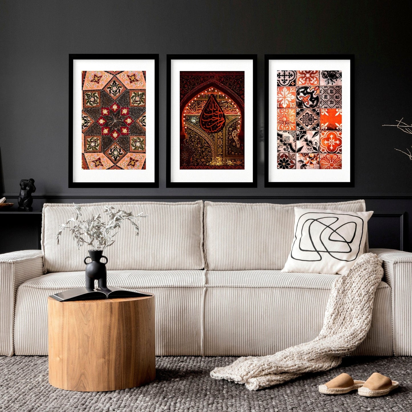 Moroccan Wall Art Print Set of 3