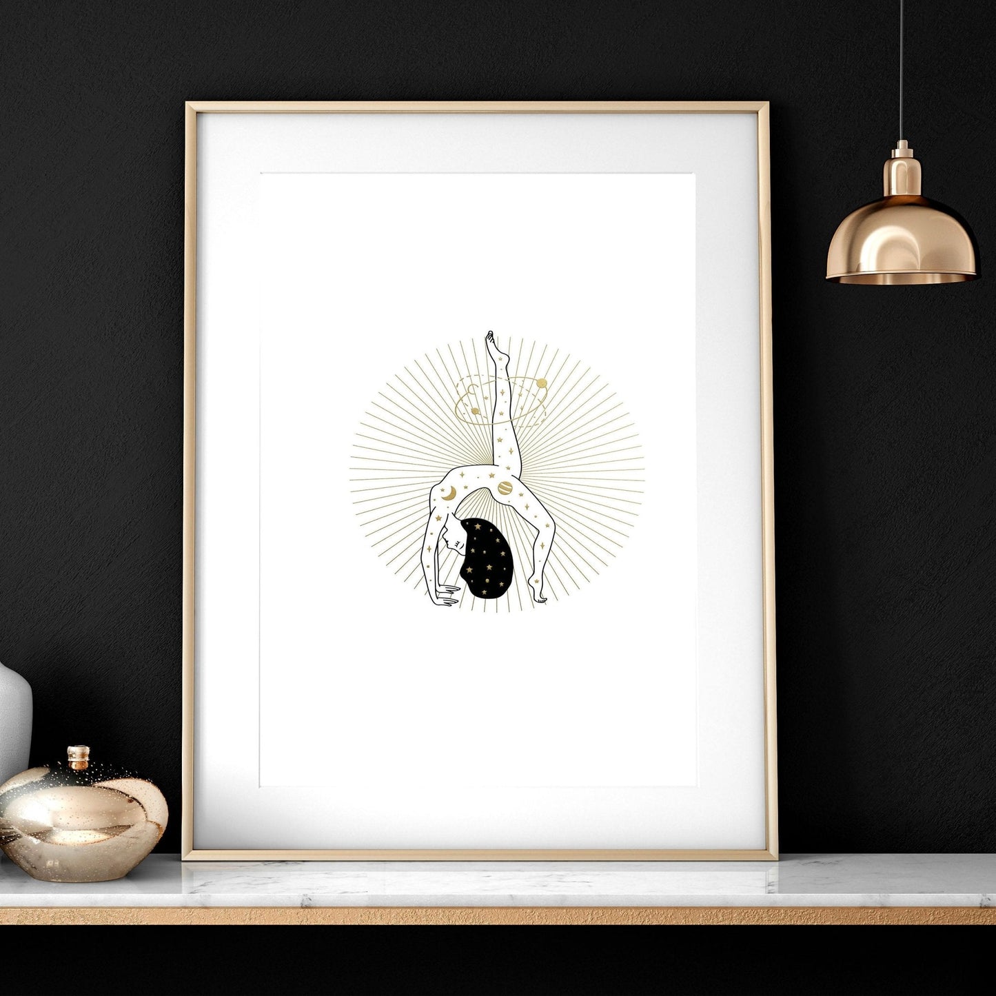 Yoga Wall Art Print Set of 3